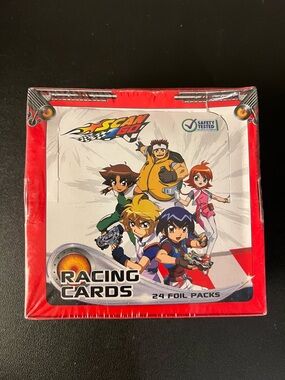 Scan2Go Racing Cards Booster Box (24 Foil Packs) New Sealed